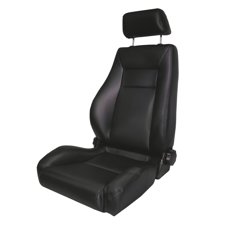 Jeep Wrangler Seat - Front - Rugged Ridge - Reclinable, High Back - Black Denim - `87-`02